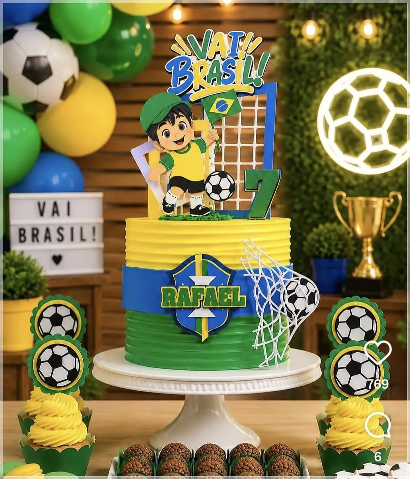 Arquivo de Corte Topo de Bolo Futebol Copa 13 1