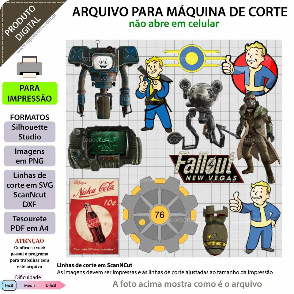 Arquivo de Corte Topo de Bolo Falout 1 1