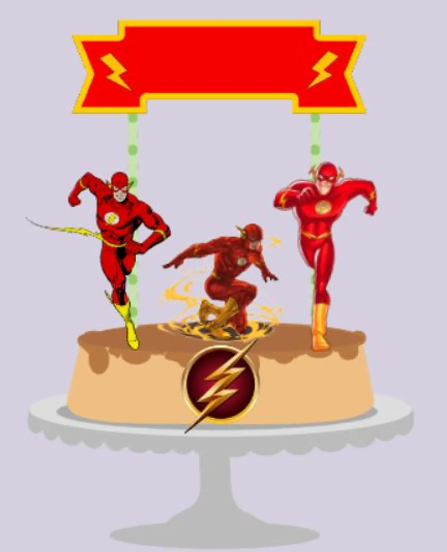 Arquivo de Corte Topo de Bolo Flash 2 1