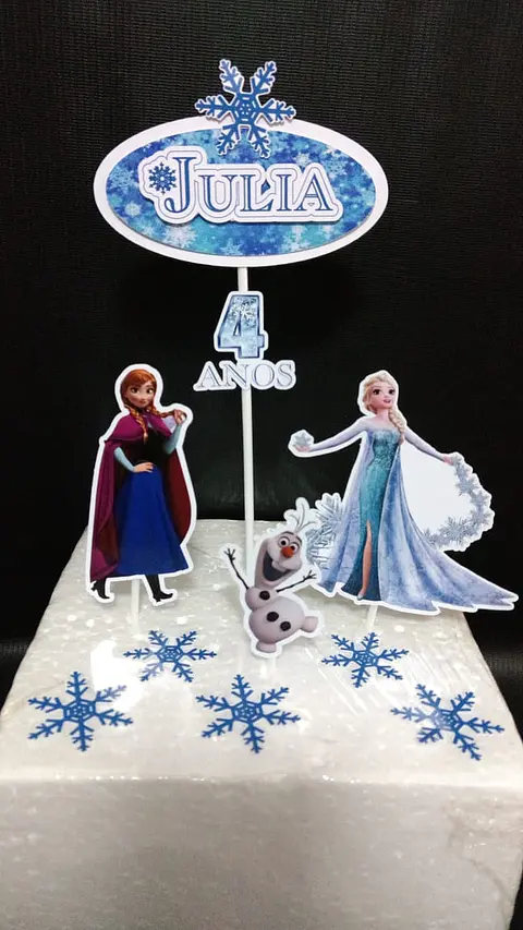 Arquivo de Corte Topo de Bolo Frozen 40