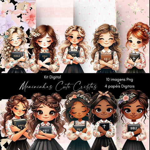 Kit Digital Meninas Cristãs 2