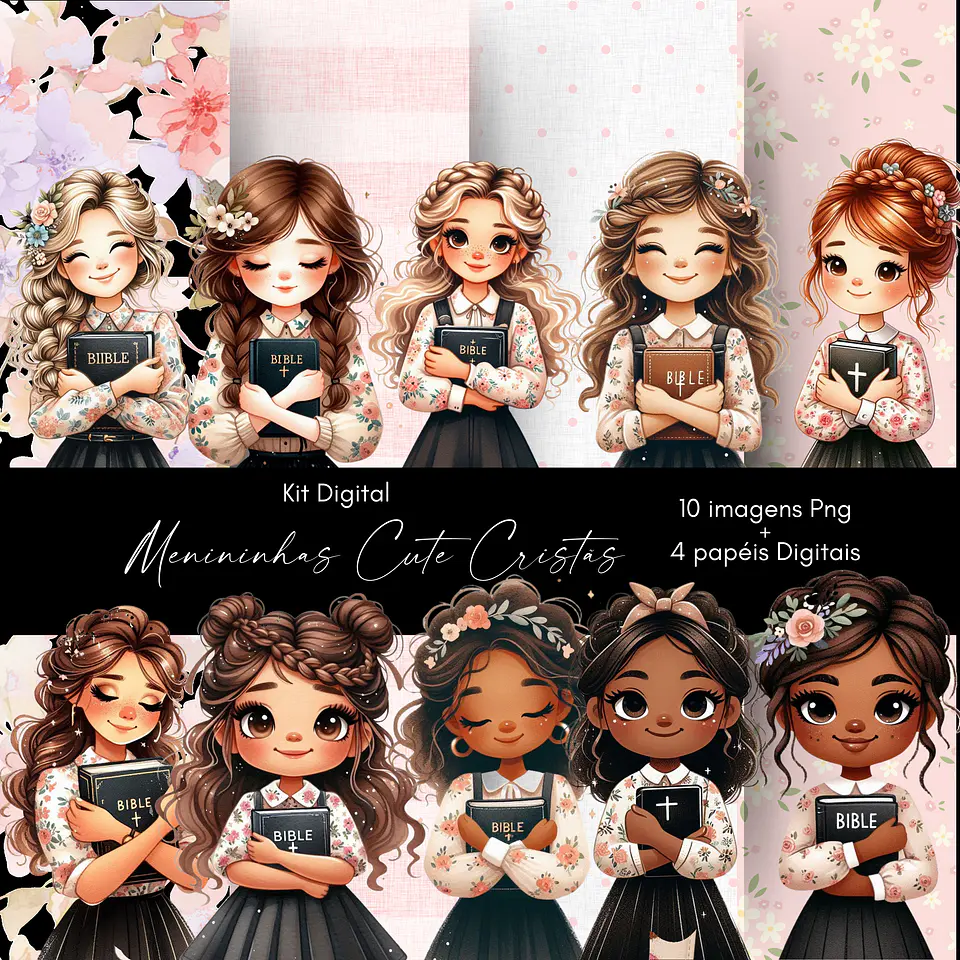 Kit Digital Meninas Cristãs 2 1