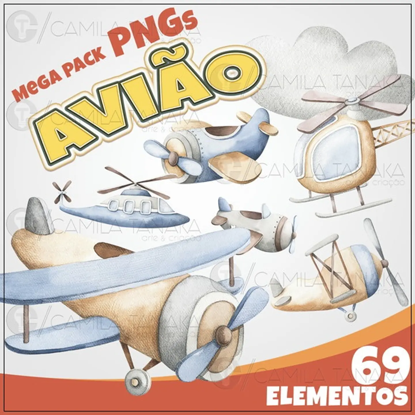 Kit Digital Aviao Aviador 57 1