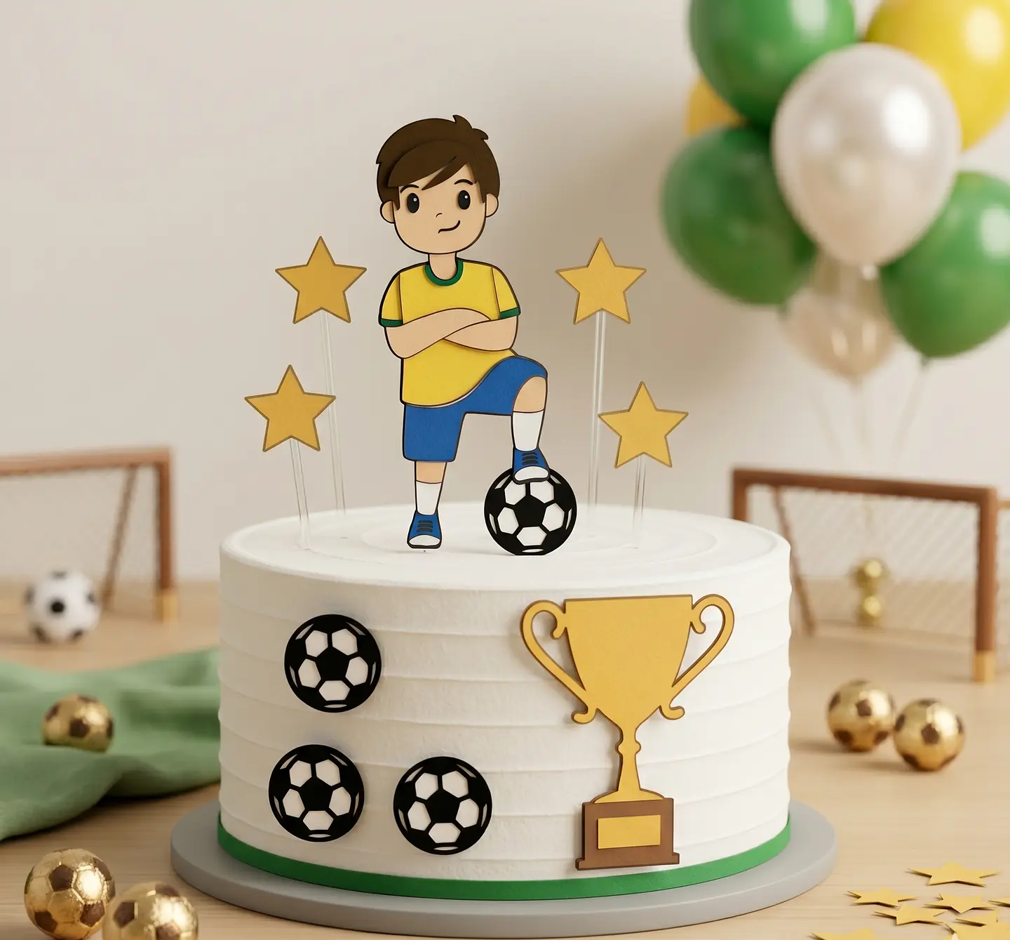 Arquivo de Corte Topo de Bolo Futebol Copa 53 1