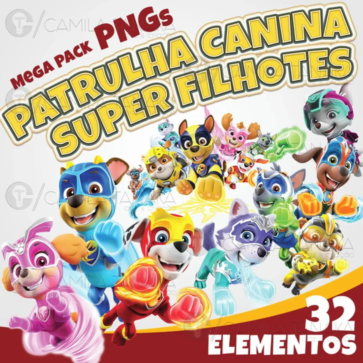 Kit Digital Pack Patrulha Canina Super Filhotes 125 1