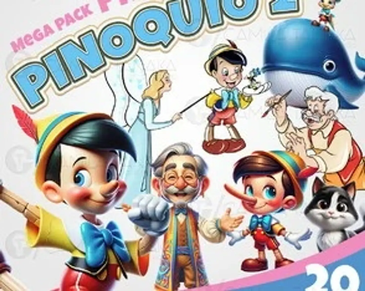Kit Digital Pack Pinoquio 2 126 1