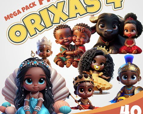 Kit Digital Pack Orixás 4 124