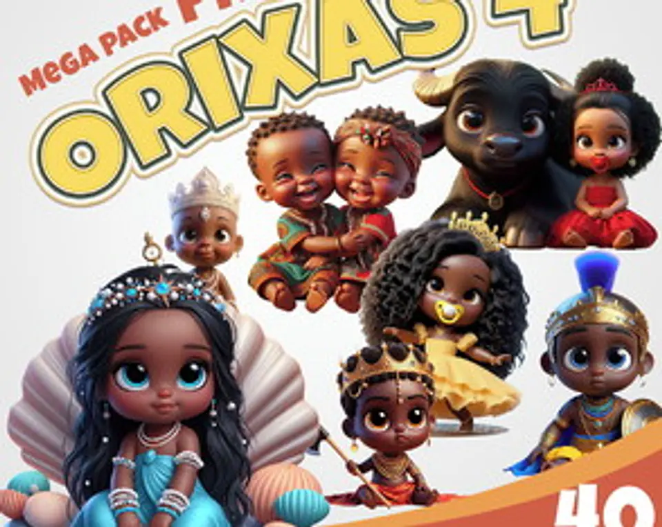 Kit Digital Pack Orixás 4 124 1
