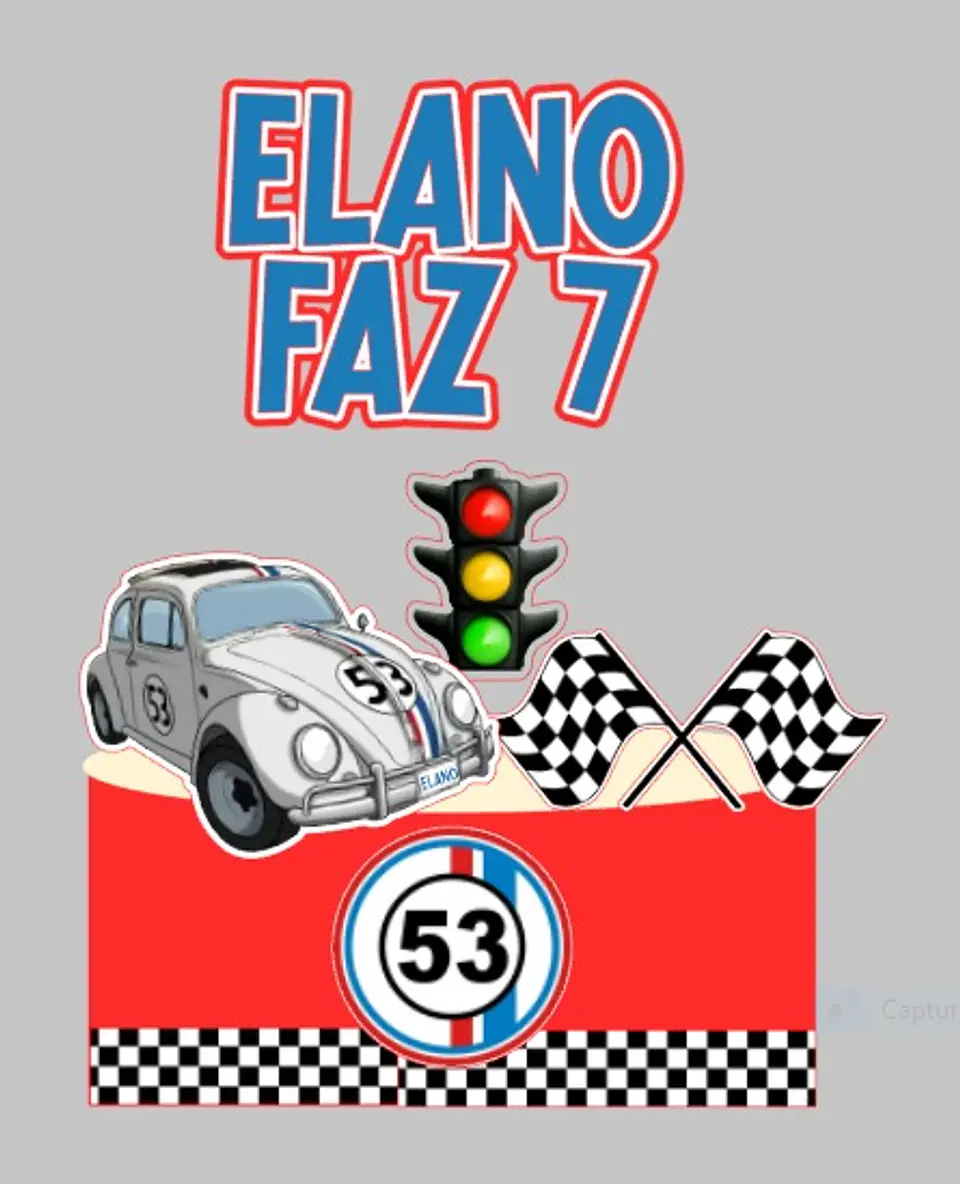 Arquivo de Corte Topo de Bolo Fusca 5 1