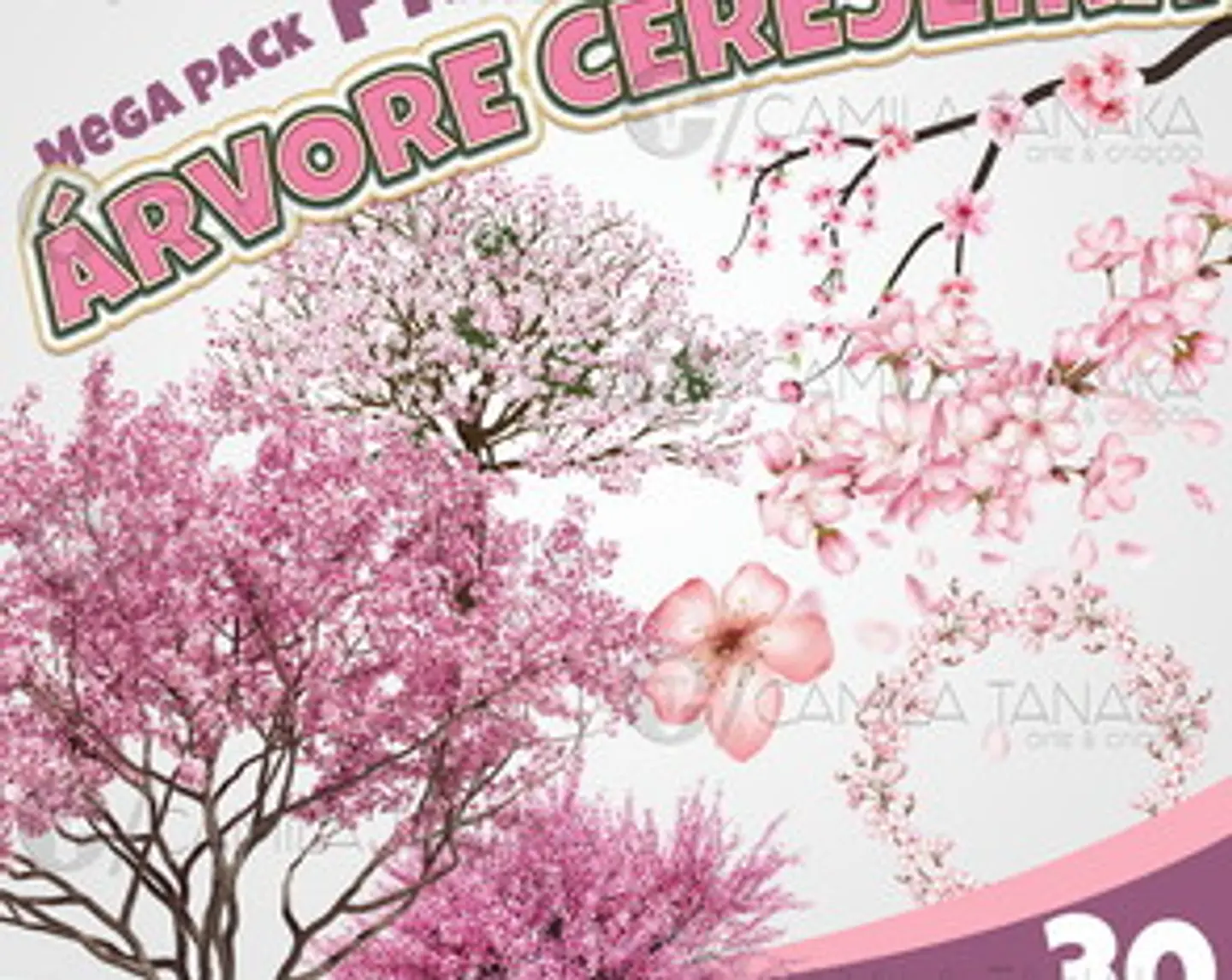Kit Digital Pack Arvore Cerejeira 110 1