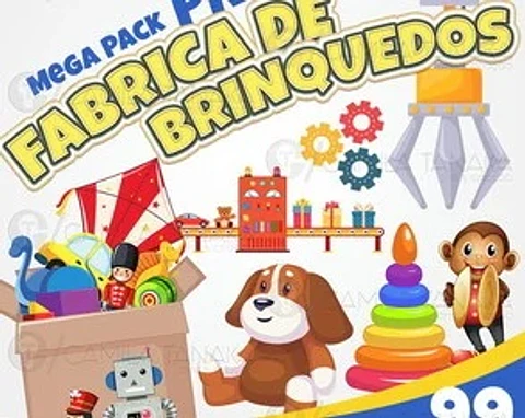 Kit Digital Pack Fabrica de Brinquedos 116