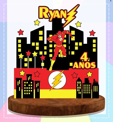 Arquivo de Corte Topo de Bolo Flash 8