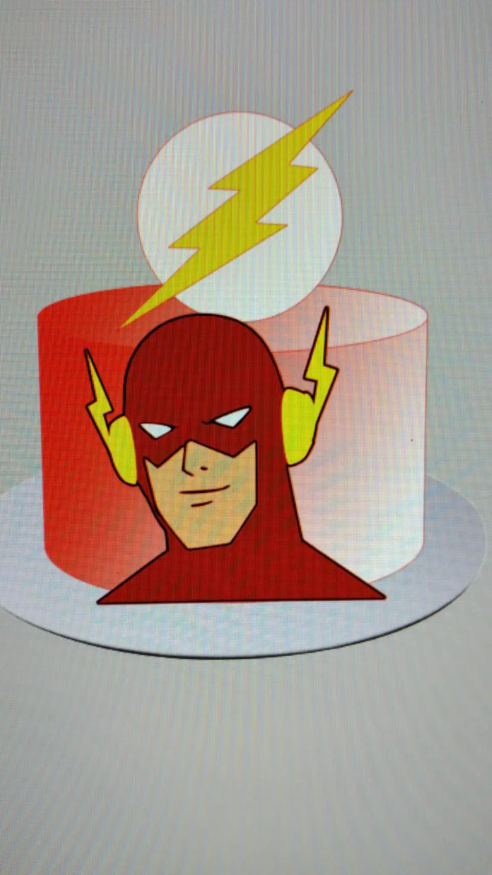 Arquivo de Corte Topo de Bolo Flash 7 1