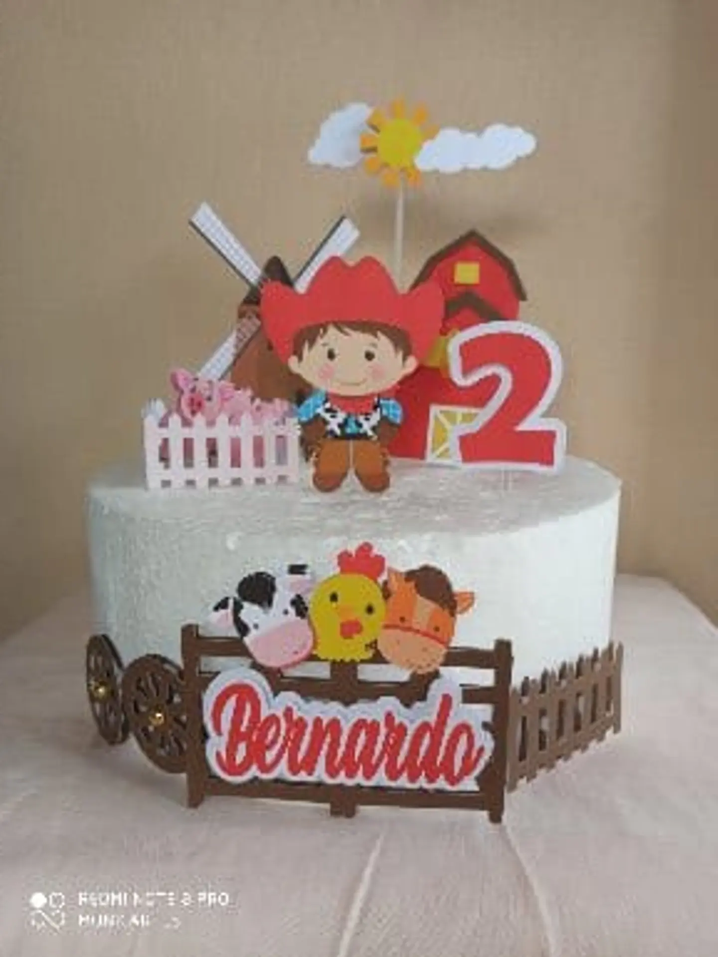Arquivo de Corte Topo de Bolo Fazendinha 7 1