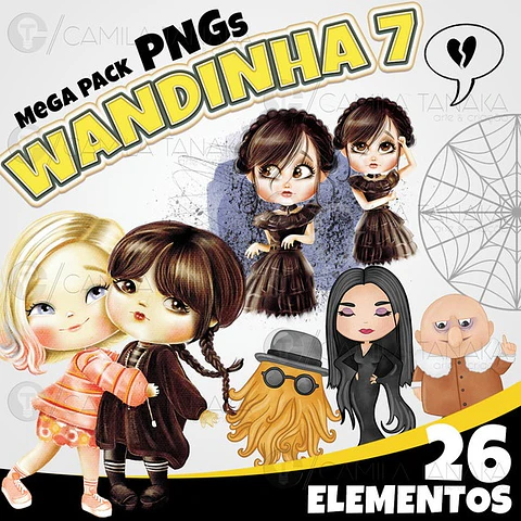 Kit Digital Wandinha 7 54