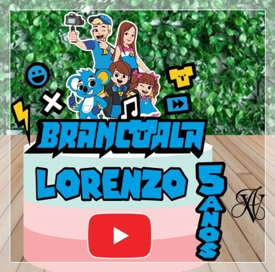 Arquivo de Corte Topo de Bolo Família Brancoala 1 1