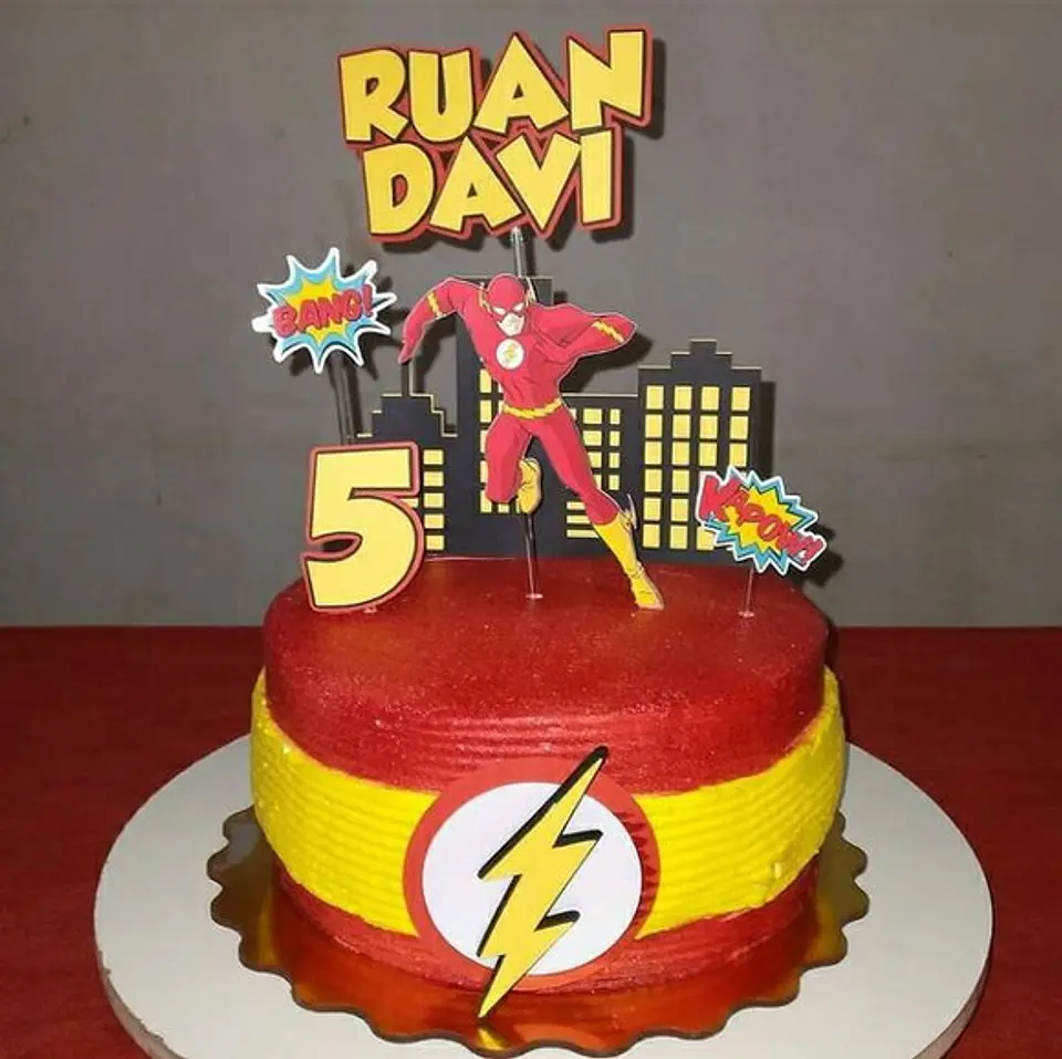 Arquivo de Corte Topo de Bolo Flash 6 1
