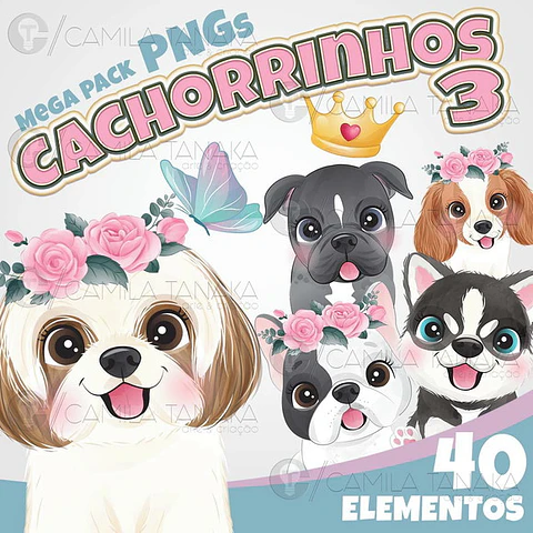 Kit Digital Cachorrinhos 3 24