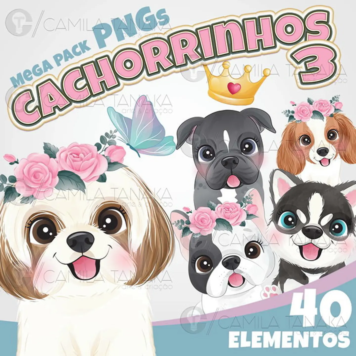 Kit Digital Cachorrinhos 3 24 1