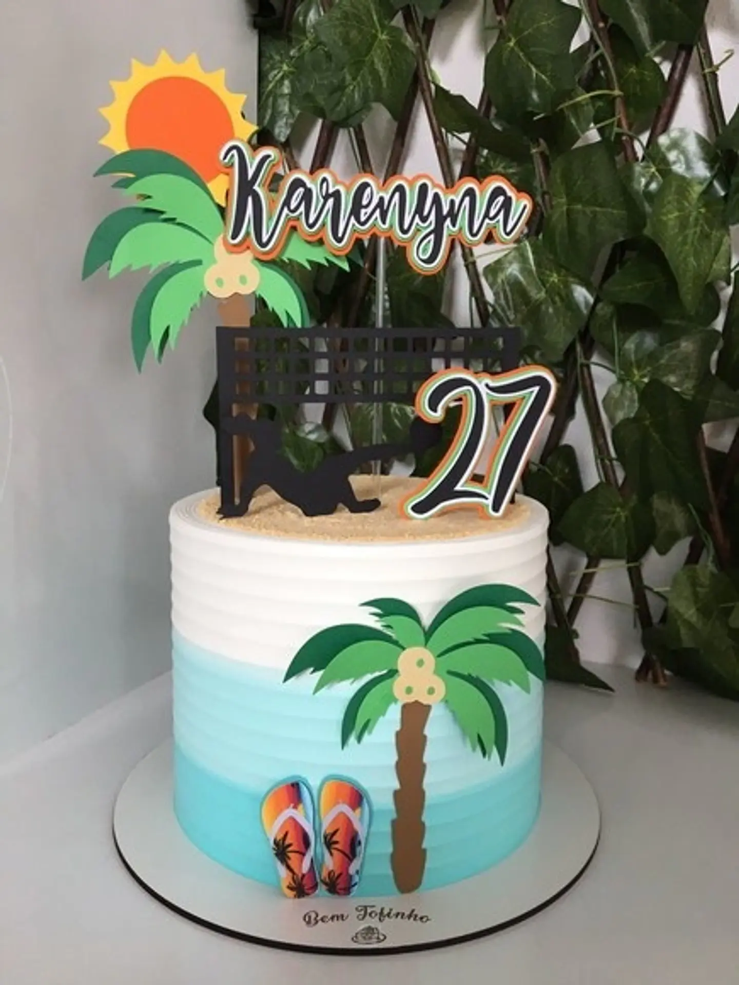 Arquivo de Corte Topo de Bolo Futvolei 3 1