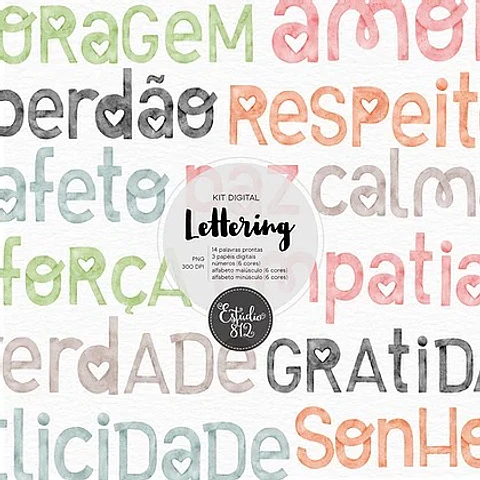 Kit Digital Lettering 55