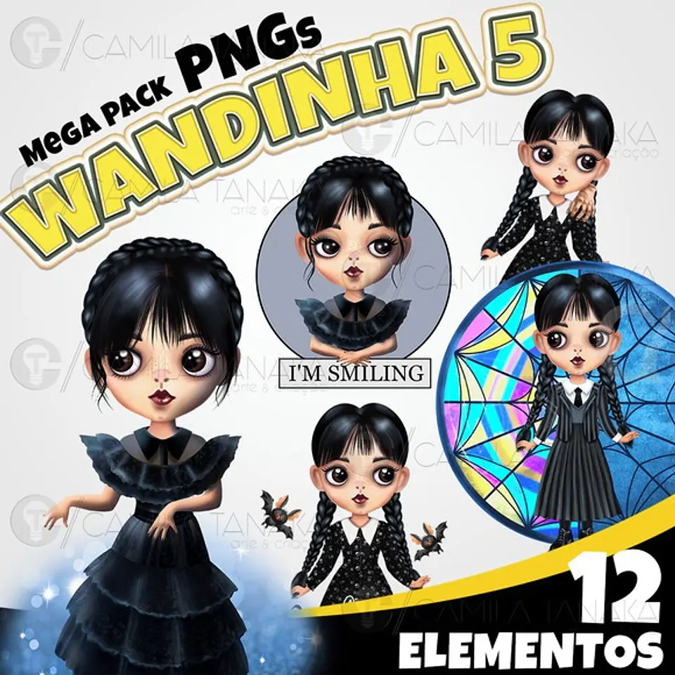 Kit Digital Wandinha 5 53 1