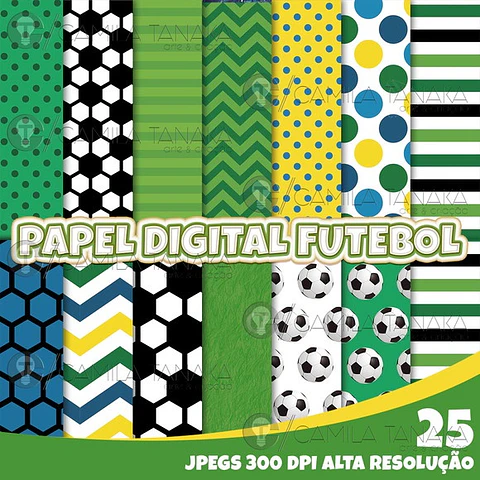 Kit Digital Papel Digital Futebol Copa 49