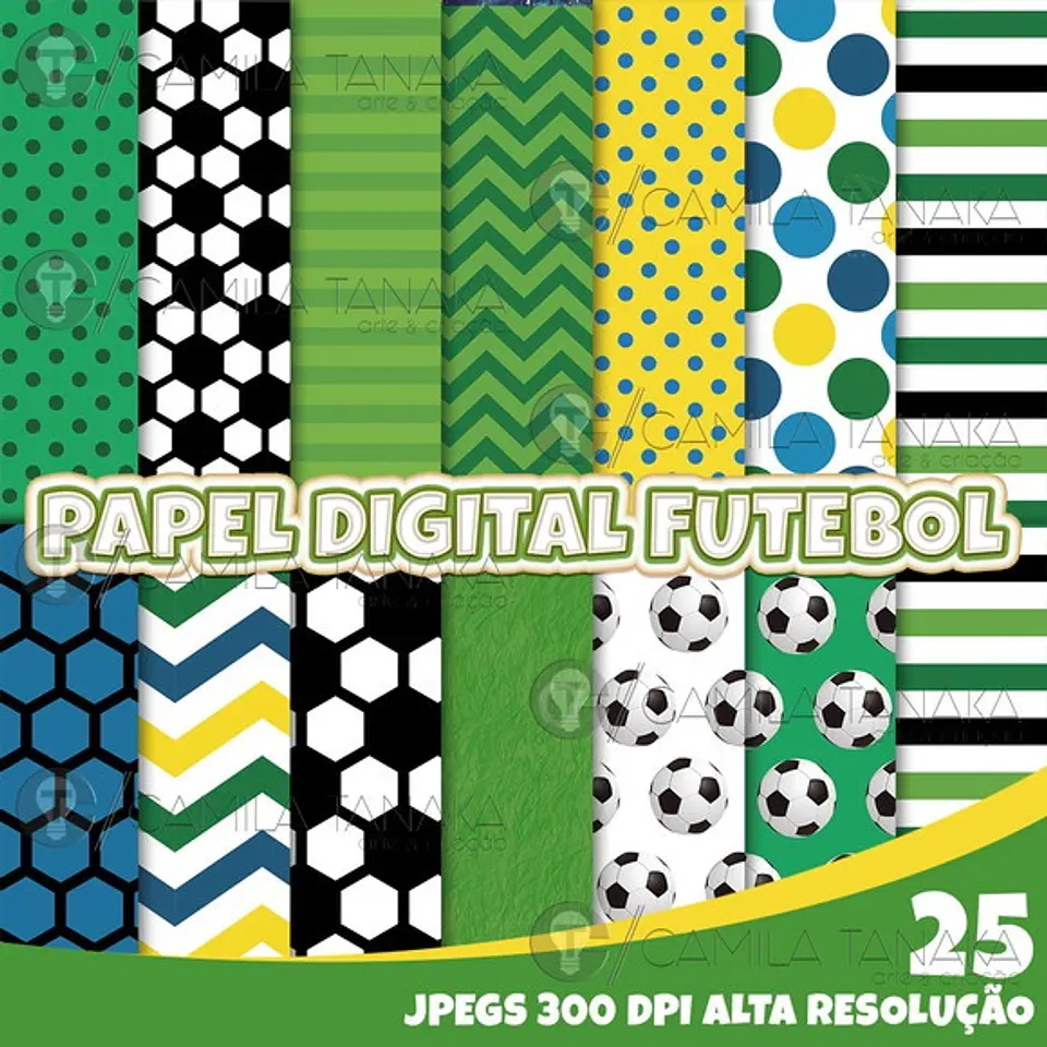 Kit Digital Papel Digital Futebol Copa 49 1