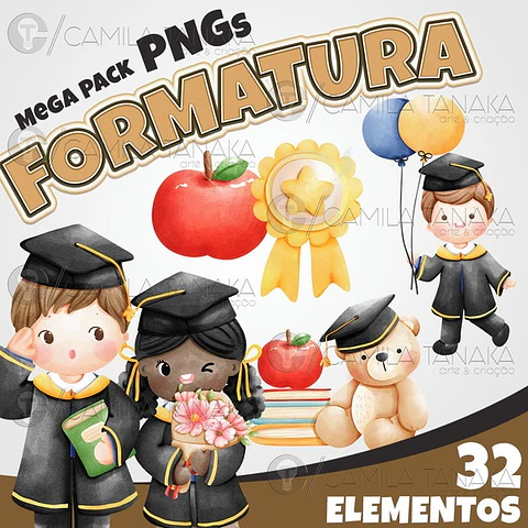 Kit Digital Mega Pack Digital Formatura 46