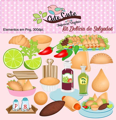 Kit Digital Lanchonete Delícia de Salgados 6