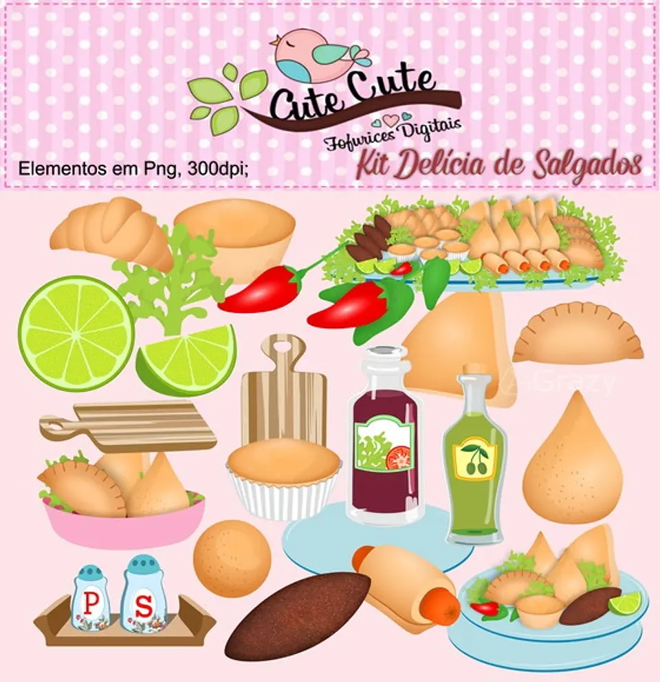 Kit Digital Lanchonete Delícia de Salgados 6 1