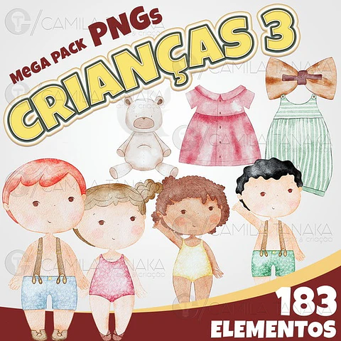 Kit Digital Mega Pack Digital Crianças 45