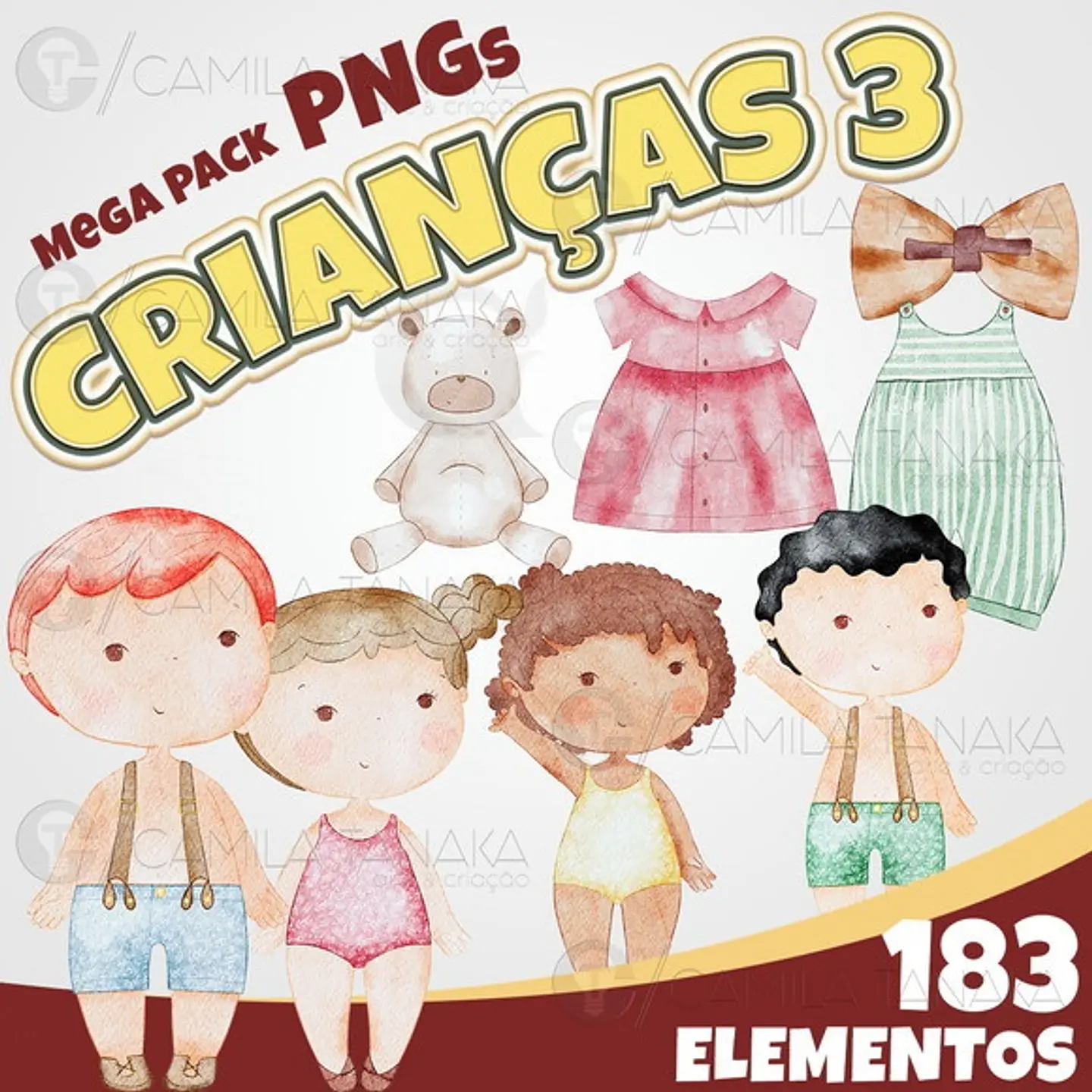Kit Digital Mega Pack Digital Crianças 45 1