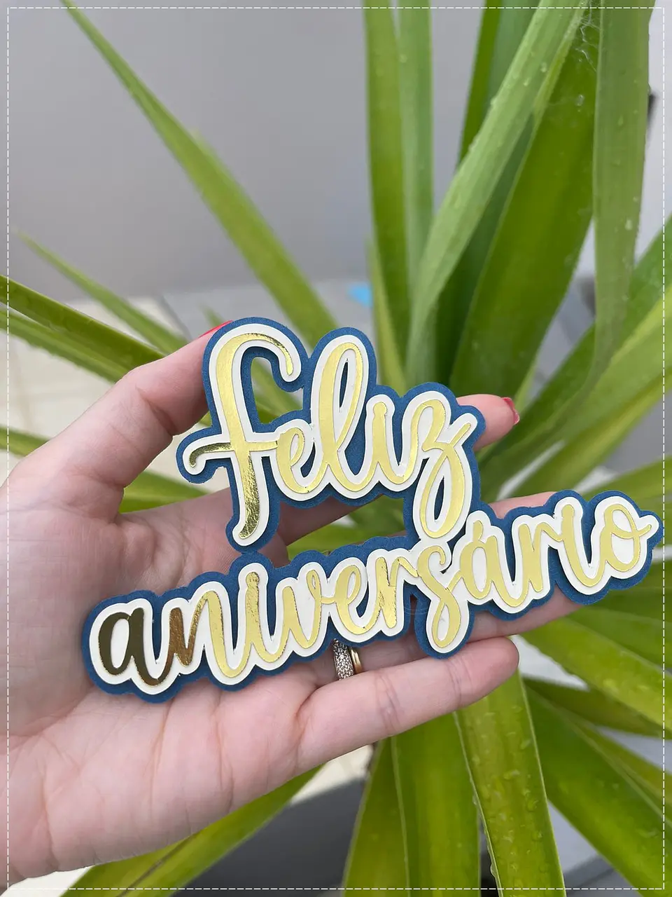 Arquivo de Corte Topo de Bolo Feliz Aniversário 1 1