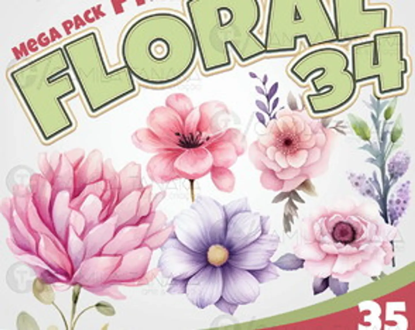 Kit Digital Pack Floral 34 118 1