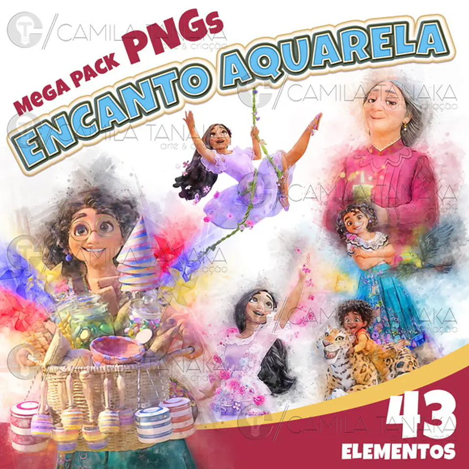 Kit Digital Encanto Aquarela 73 1