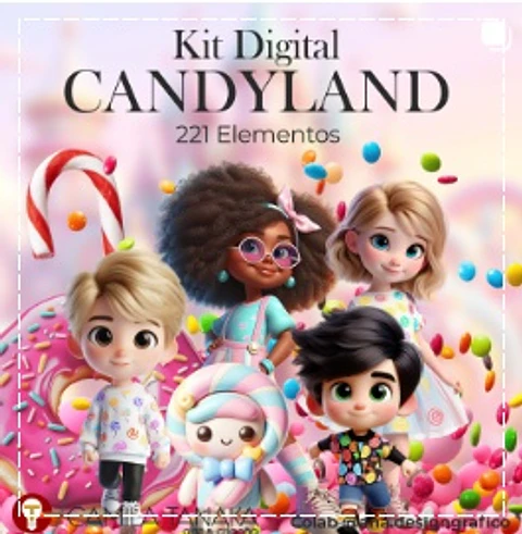 Kit Digital Candy Land 28