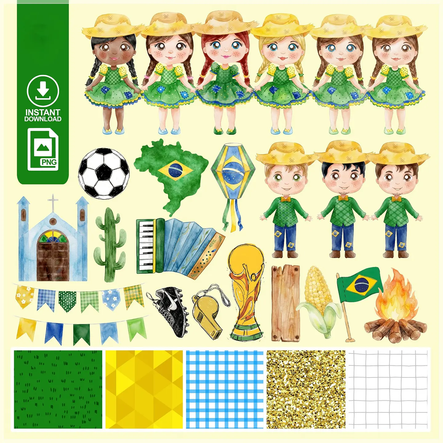 Kit Digital Arraiá da Copa Festa Junina São João 1