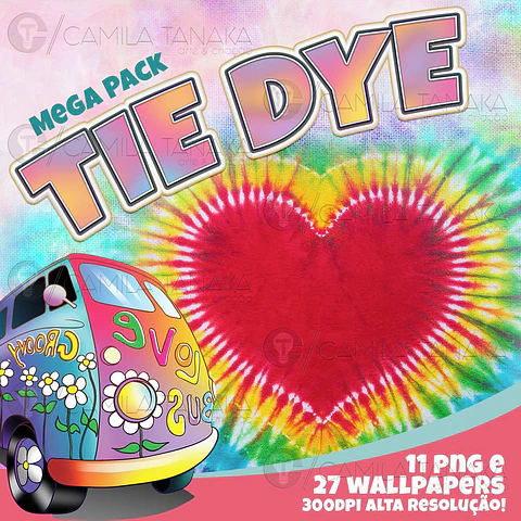 Kit Digital Tie Dye 144
