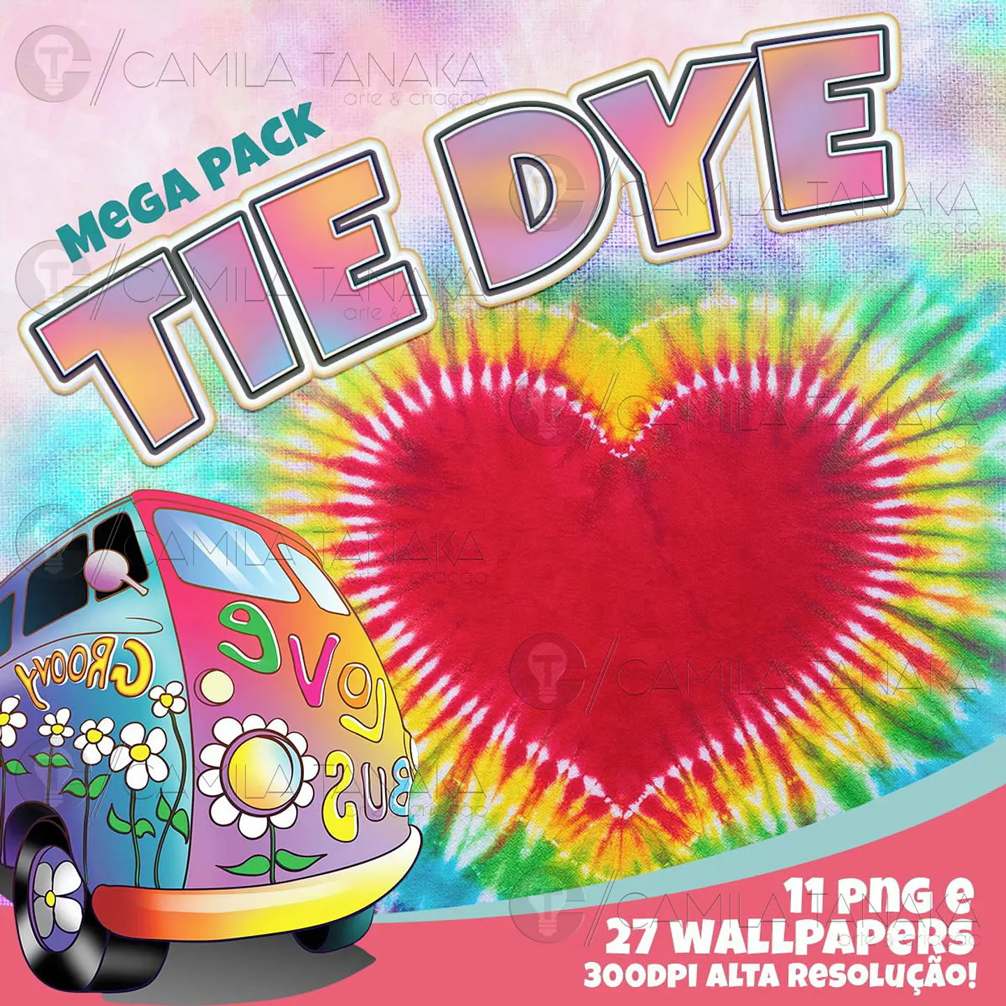 Kit Digital Tie Dye 144 1