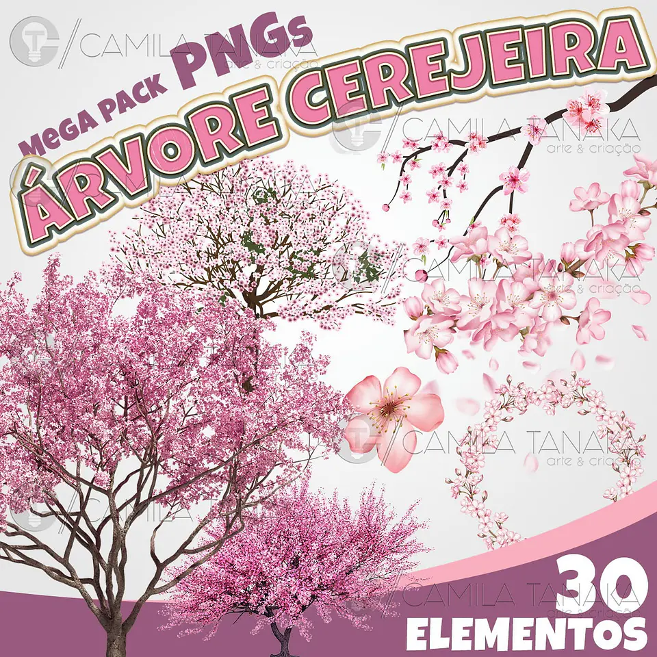 Kit Digital Árvore Cerejeira 67 1
