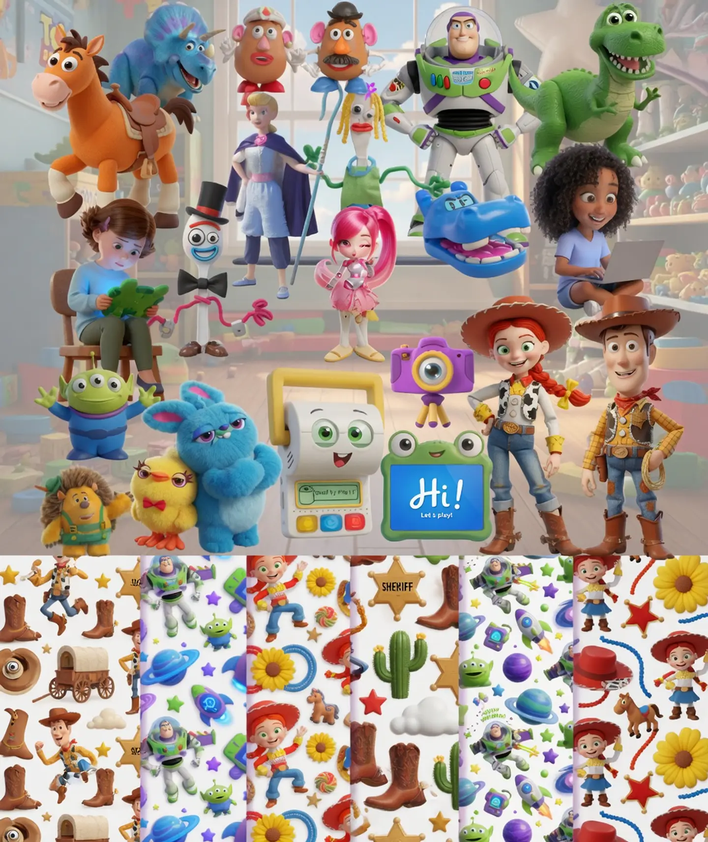 Kit Digital Toy Story 5 3D 1