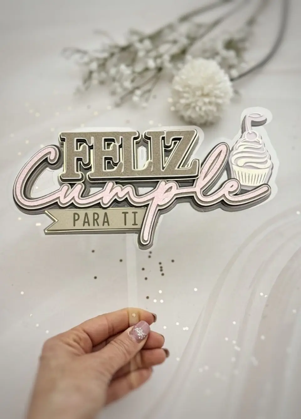 Arquivo de Corte Topo de Bolo Feliz Aniversário 53 1