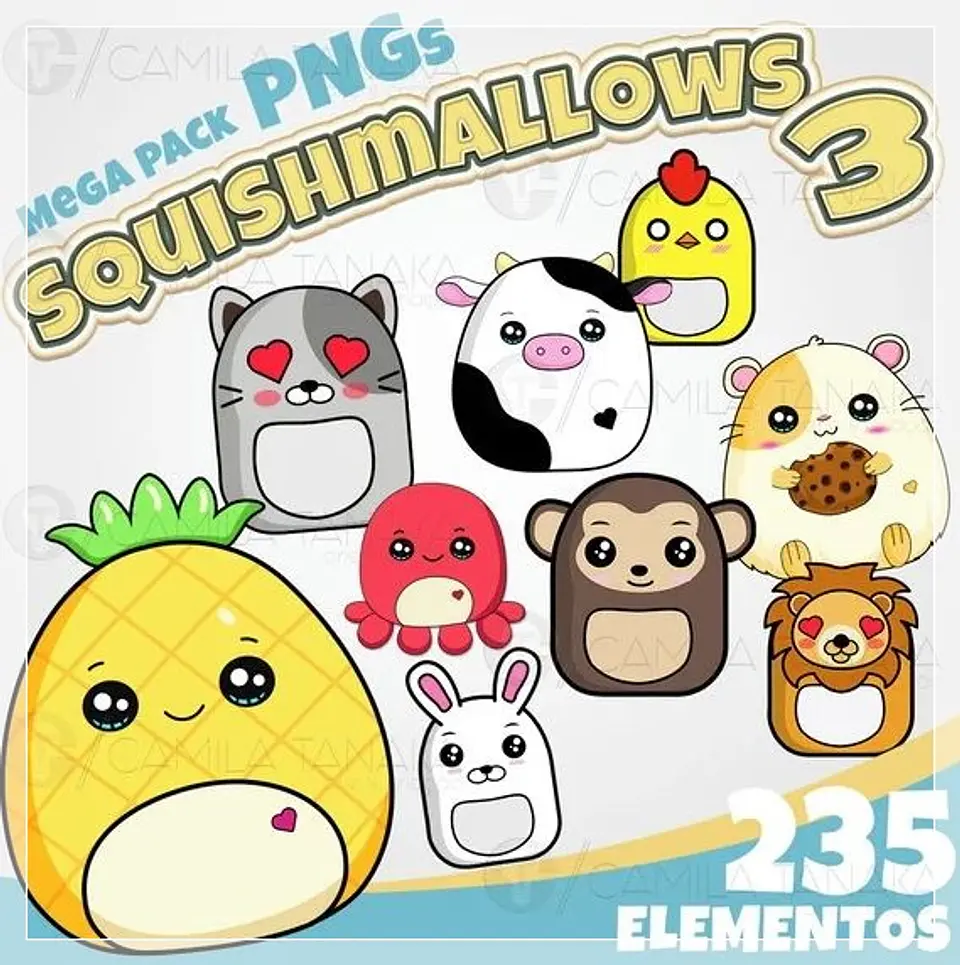 Kit Digital Squishmallows 3 44 1