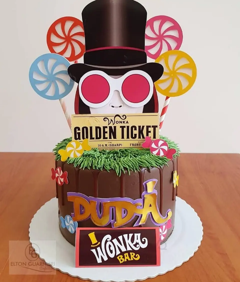 Arquivo de Corte Topo de Bolo Fábrica de Chocolate 1 1