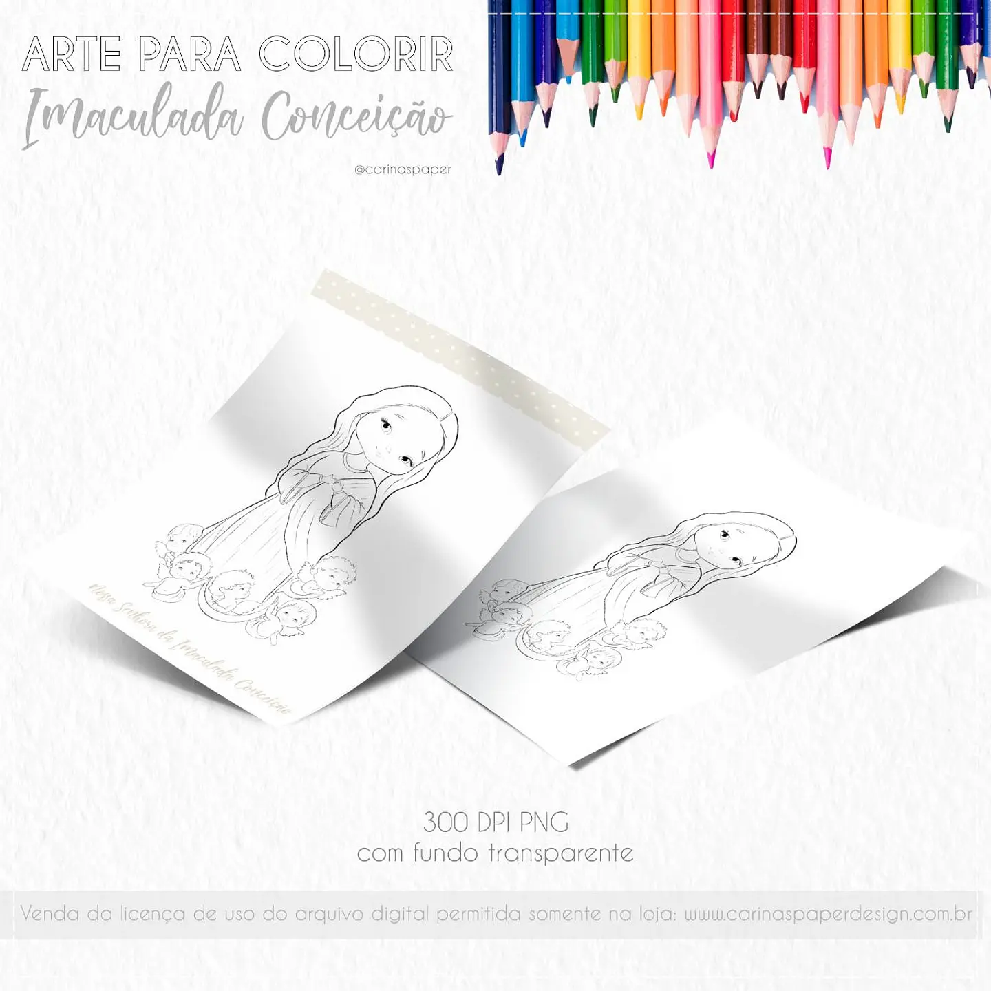 Kit Digital Nossa Sr da Imaculada Conceição Crainas 38 1