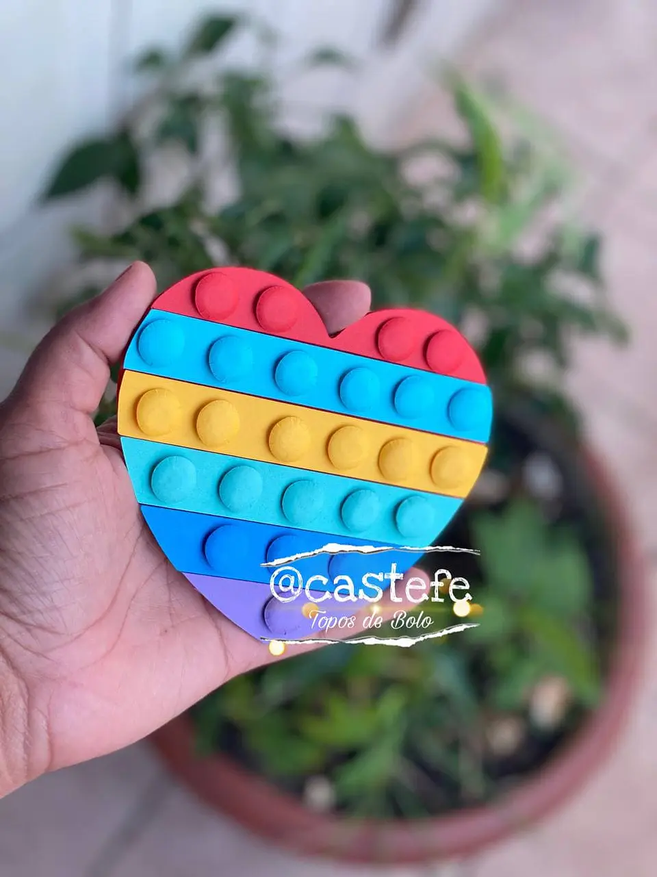 Arquivo de Corte Topo de Bolo Fidget Toys - Pop It 20 1