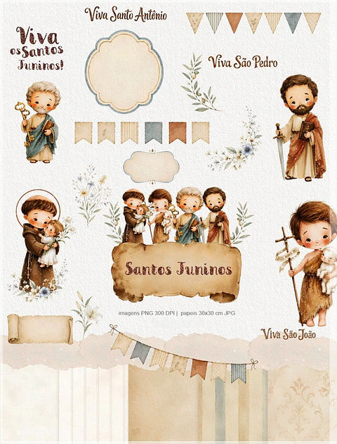 Kit Digital Santos Juninos São João Festa Junina