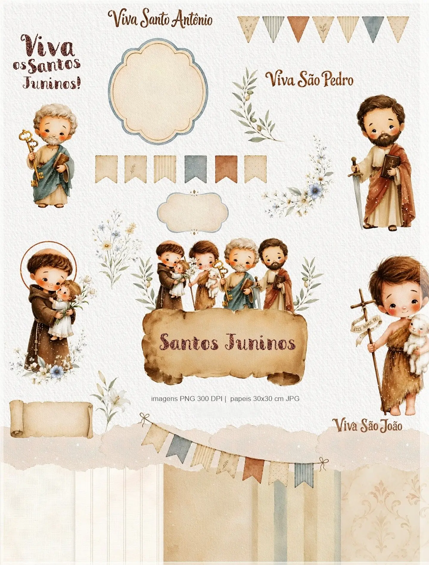 Kit Digital Santos Juninos São João Festa Junina 1