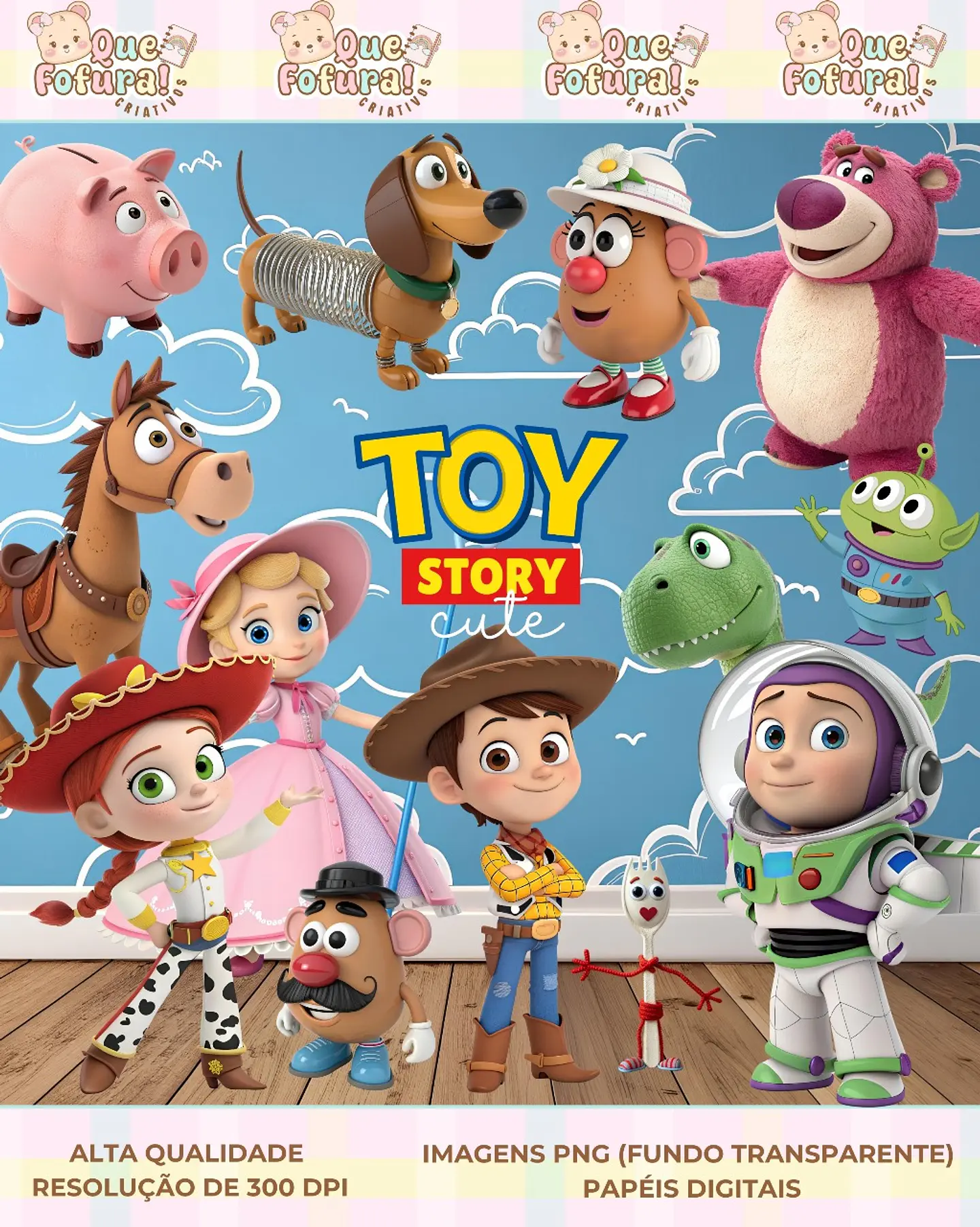 Kit Digital Toy Story Cute 86 1